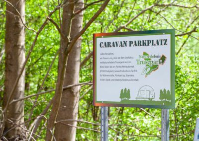 Caravan Parkplatz Naturerlebnis Trusepark